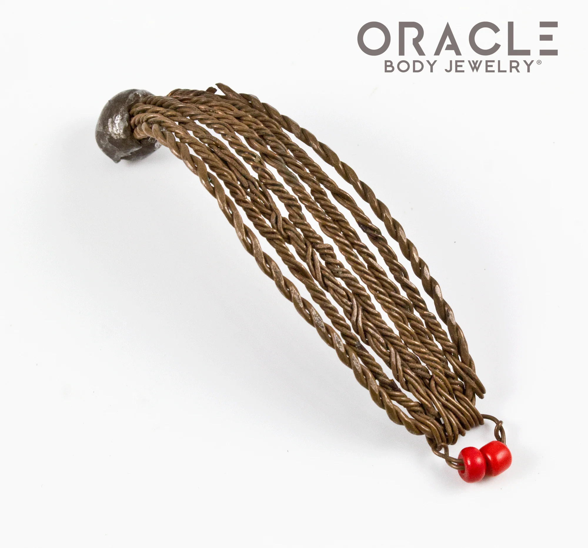 Toposa Wire Labret with Plastic Beads