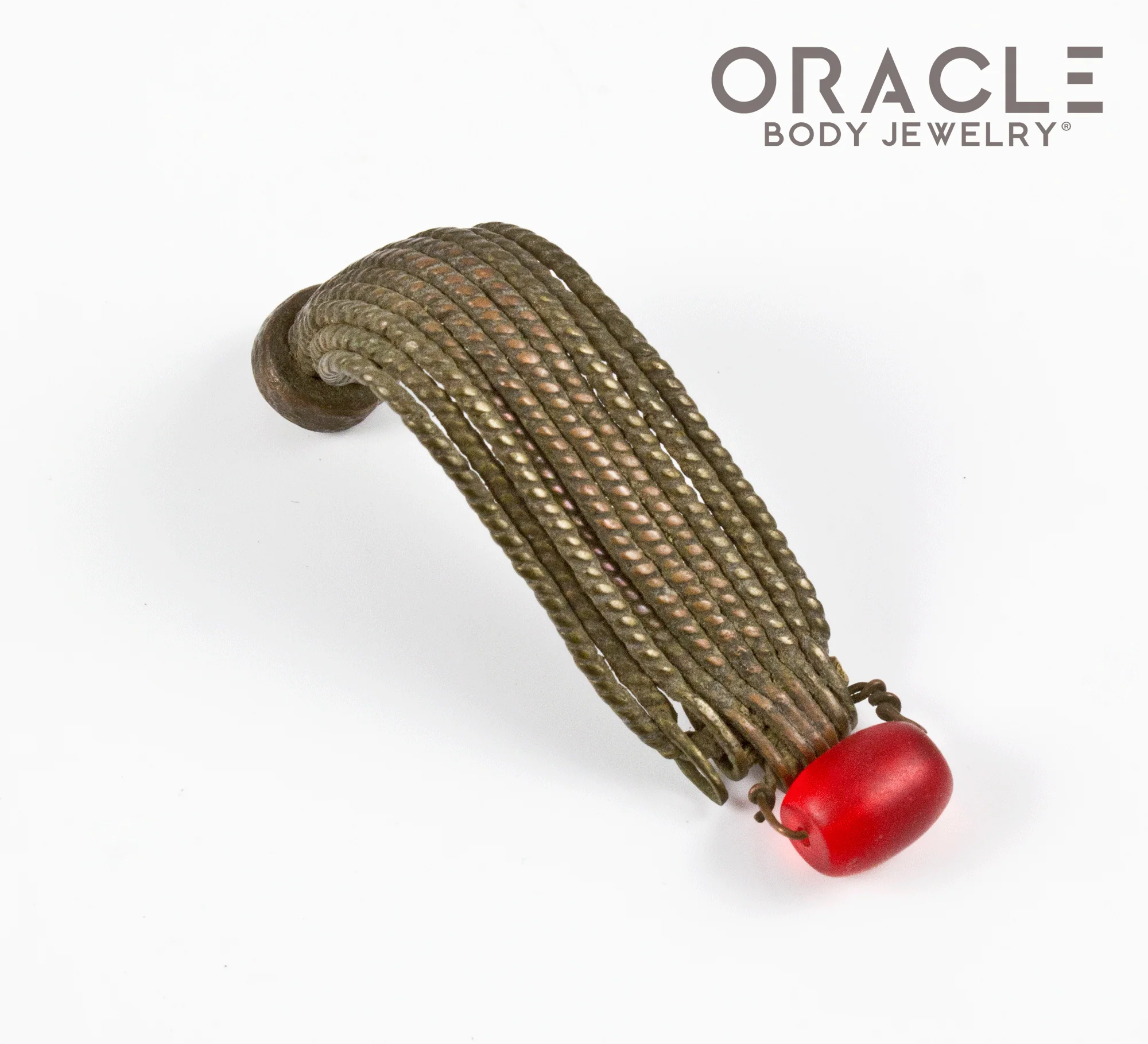 Toposa Wire Labret with Glass Bead